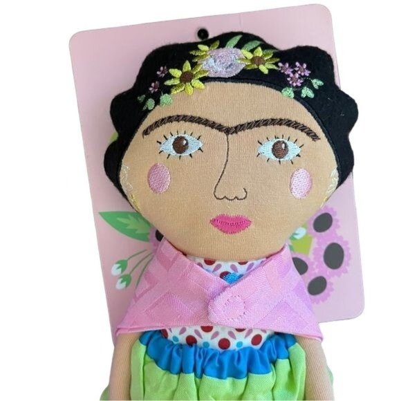 Mudpuppy Piccolina Frida Kahlo Painter 50 Pc Puzzle Plush Doll Set New Gift - Picture 2 of 5